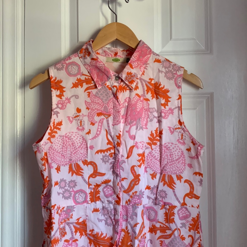 Dolma Button-Up Tank Dress